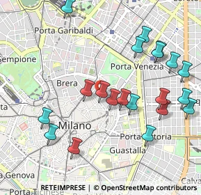 Mappa Via Sant'Andrea, 20121 Milano MI, Italia (1.106)