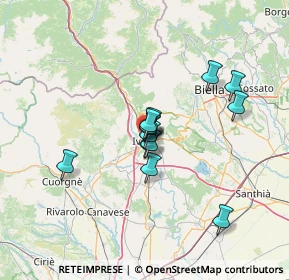 Mappa Via Sant'Arborio Varmondo, 10015 Ivrea TO, Italia (9.48923)