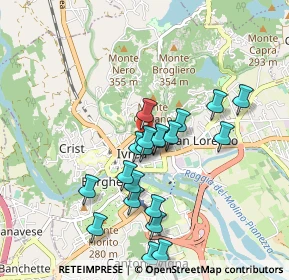 Mappa Via Sant'Arborio Varmondo, 10015 Ivrea TO, Italia (0.8505)