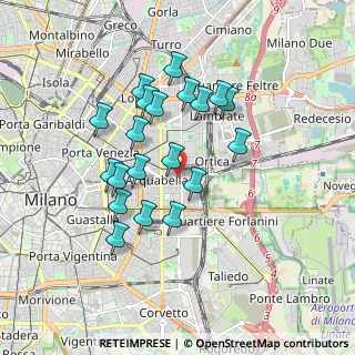 Mappa Via Canaletto, 20133 Milano MI, Italia (1.5695)