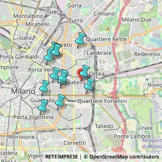 Mappa Via Canaletto, 20133 Milano MI, Italia (1.61846)