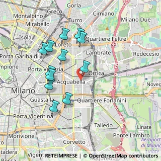 Mappa Via Canaletto, 20133 Milano MI, Italia (1.80667)