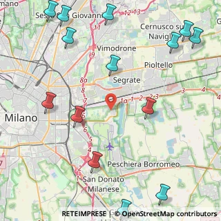 Mappa Via Novegro, 20090 Milano MI, Italia (6.32)