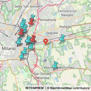 Mappa Via Novegro, 20090 Milano MI, Italia (4.482)