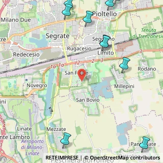 Mappa Via dello Sport, 20090 Peschiera Borromeo MI, Italia (3.43091)