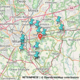 Mappa Via dello Sport, 20090 Peschiera Borromeo MI, Italia (7.0175)