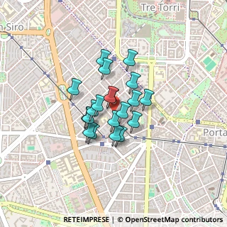 Mappa Via Vittoria Colonna, 20149 Milano MI, Italia (0.268)