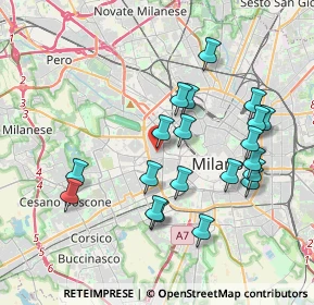 Mappa Via Vittoria Colonna, 20149 Milano MI, Italia (3.744)