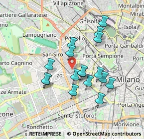 Mappa Via Carlo Ravizza, 20149 Milano MI, Italia (1.54353)