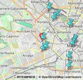 Mappa Via Vittoria Colonna, 20149 Milano MI, Italia (2.32583)