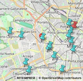 Mappa Via Carlo Ravizza, 20149 Milano MI, Italia (2.42867)