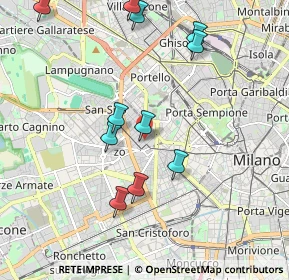 Mappa Via Carlo Ravizza, 20149 Milano MI, Italia (2.08455)