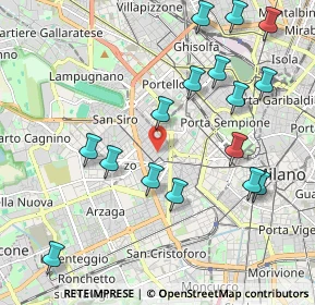 Mappa Via Carlo Ravizza, 20149 Milano MI, Italia (2.26125)