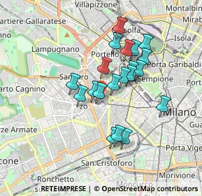 Mappa Via Carlo Ravizza, 20149 Milano MI, Italia (1.421)
