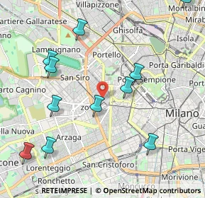 Mappa Via Carlo Ravizza, 20149 Milano MI, Italia (2.38727)
