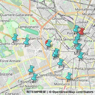 Mappa Via Carlo Ravizza, 20146 Milano MI, Italia (2.42867)