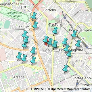 Mappa Via Carlo Ravizza, 20146 Milano MI, Italia (0.9505)