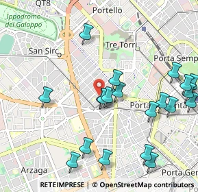 Mappa Via Carlo Ravizza, 20149 Milano MI, Italia (1.1685)