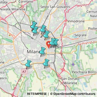 Mappa Via Giuditta Sidoli, 20133 Milano MI, Italia (2.97273)