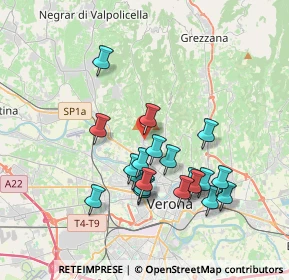 Mappa Via Felice Feliciano, 37125 Verona VR, Italia (3.456)