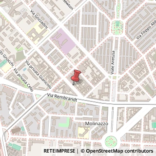 Mappa Via Alfonso Capecelatro, 12, 20148 Milano, Milano (Lombardia)