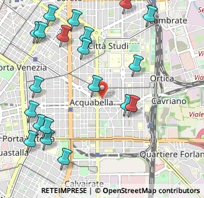 Mappa Via Giovanni da Milano, 20133 Milano MI, Italia (1.2595)