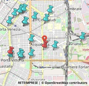 Mappa Via Giovanni da Milano, 20133 Milano MI, Italia (1.2535)