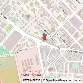 Mappa Via Pier Alessandro Paravia, 2, 20148 Milano, Milano (Lombardia)