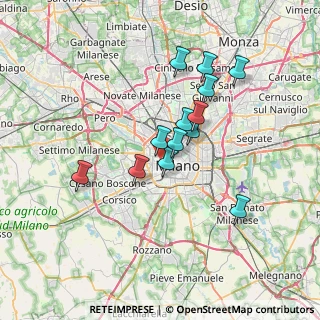 Mappa Via Gian Battista Bazzoni, 20123 Milano MI, Italia (5.80538)