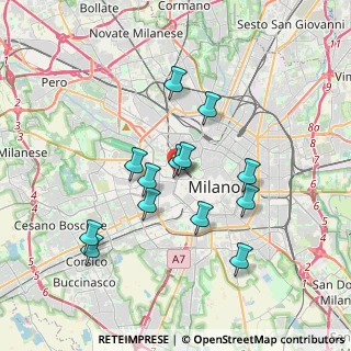 Mappa Via Gian Battista Bazzoni, 20123 Milano MI, Italia (3.23308)