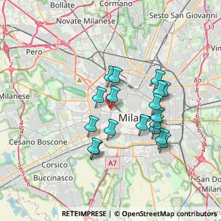 Mappa Via Gian Battista Bazzoni, 20123 Milano MI, Italia (3.15722)