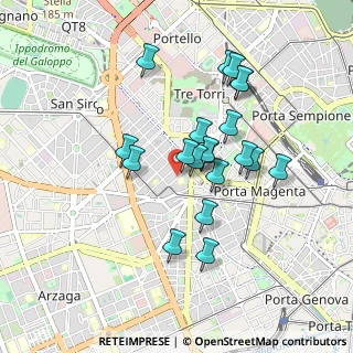 Mappa CAP, 20149 Milano MI, Italia (0.7785)
