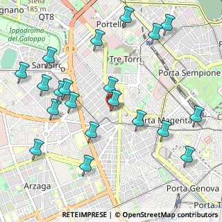 Mappa CAP, 20149 Milano MI, Italia (1.2095)