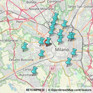 Mappa CAP, 20149 Milano MI, Italia (3.29235)