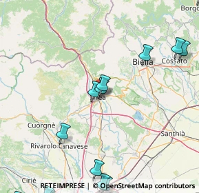 Mappa Via Monte Brogliero, 10015 Ivrea TO, Italia (28.61684)