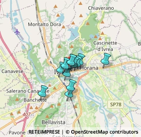 Mappa Via Monte Brogliero, 10015 Ivrea TO, Italia (0.85385)