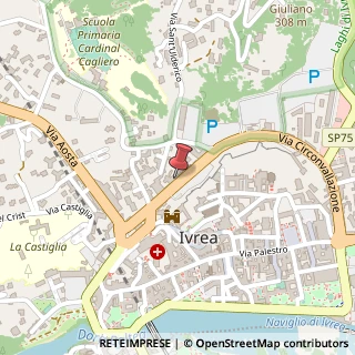 Mappa Via Circonvallazione, 92, 10015 Ivrea, Torino (Piemonte)