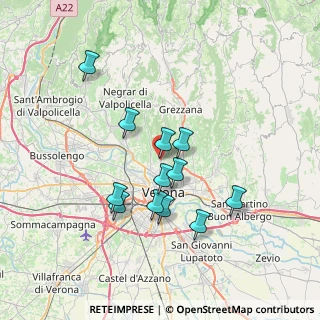 Mappa Via Campagnetta, 37127 Verona VR, Italia (6.18417)