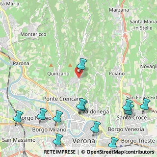Mappa Via Campagnetta, 37127 Verona VR, Italia (3.09083)