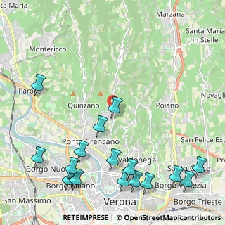 Mappa Via Campagnetta, 37127 Verona VR, Italia (2.9125)