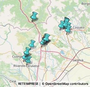 Mappa Via San Lorenzo, 10015 Ivrea TO, Italia (12.775)
