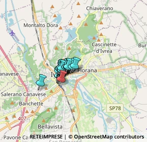 Mappa Via San Lorenzo, 10015 Ivrea TO, Italia (0.79053)