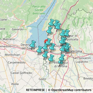 Mappa Lungolago della Guglia, 37017 Lazise VR, Italia (11.37)