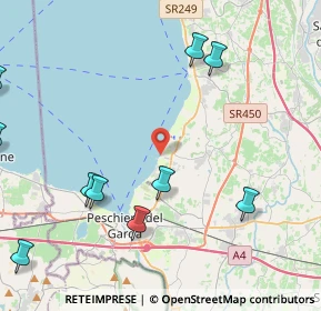 Mappa Lungolago della Guglia, 37017 Lazise VR, Italia (6.44429)