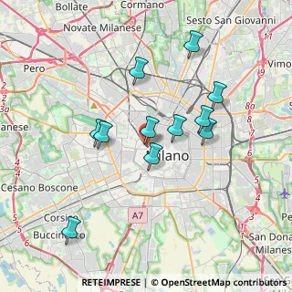 Mappa Via G. Leopardi, 20123 Milano MI, Italia (3.33273)