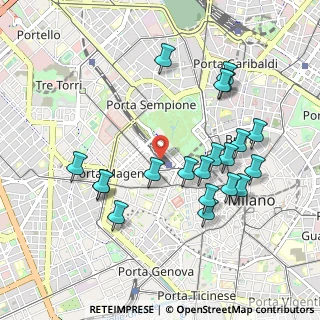 Mappa Via G. Leopardi, 20123 Milano MI, Italia (0.992)