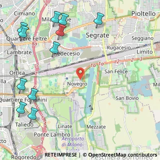 Mappa Via Novegro, 20054 Segrate MI, Italia (3.15182)