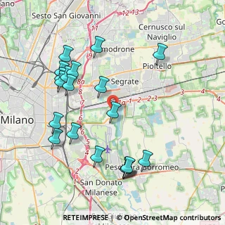 Mappa Via Novegro, 20054 Segrate MI, Italia (4.337)