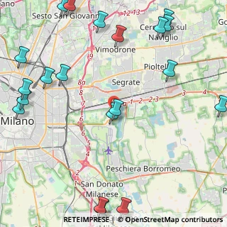 Mappa Via Novegro, 20054 Segrate MI, Italia (6.2945)