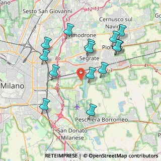 Mappa Via Novegro, 20054 Segrate MI, Italia (3.92286)